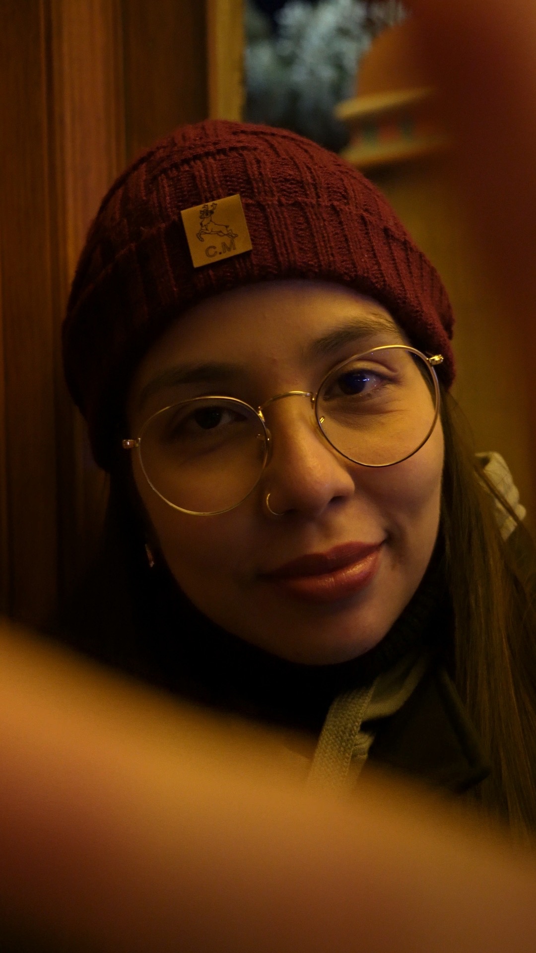 Warm close portrait